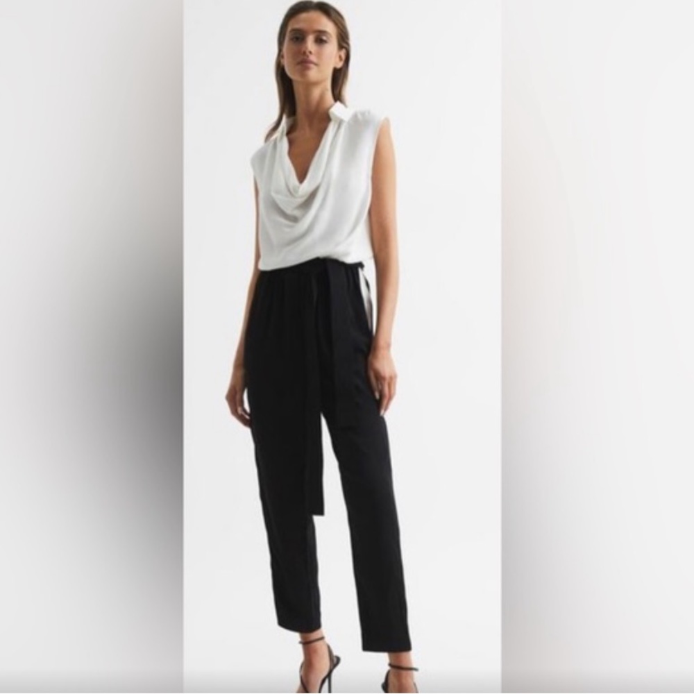 REISS-ALLIE
COLOURBLOCK SHIRT JUMPSUIT